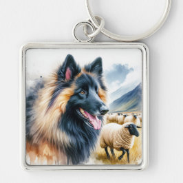 Belgischer Tervuren Schlüsselanhänger
