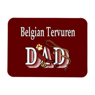 Belgischer Tervuren-Vater Magnet