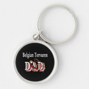 Belgischer Tervuren-Vater Schlüsselanhänger