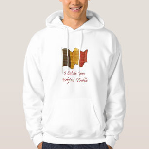 belgischer Waffel Hoodie