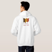 belgischer Waffel Hoodie (Schwarz voll)