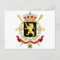Belgisches Emblem - Wappen Belgiens