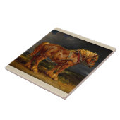 Belgisches Entwurfs-Pferd Fliese (Seite)