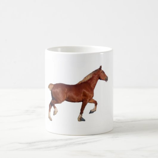 Belgisches Entwurfs-Pferd - Kandy Kaffeetasse (Mittel)