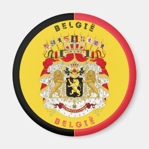 Belgisches Erbe-Emblem Magnet