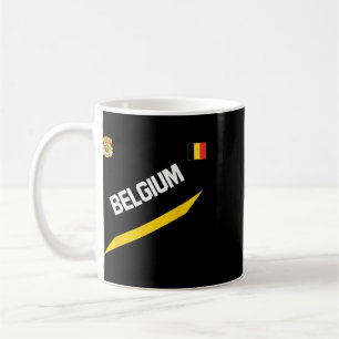 Belgisches Fußball-Reise-Trikot Allez La Be Kaffeetasse
