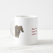 Belgisches Kaltblut-Team-Kaffeetasse Kaffeetasse (Vorderseite Links)