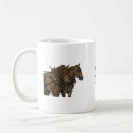 Belgisches Kaltblut-Team-Kaffeetasse Kaffeetasse