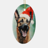 Belgisches Malerwerk Malinois Keramik Ornament (Rechts)