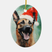 Belgisches Malerwerk Malinois Keramik Ornament (Vorne)