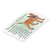 Belgisches Malinois-Erbe der Liebe Magnet (Linke Seite)