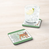 Belgisches Malinois-Erbe der Liebe Untersetzer (Rechte Seite)