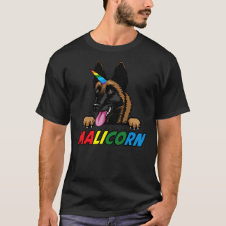 Belgisches Malinois Malicorn, der sich für Maligat T-Shirt