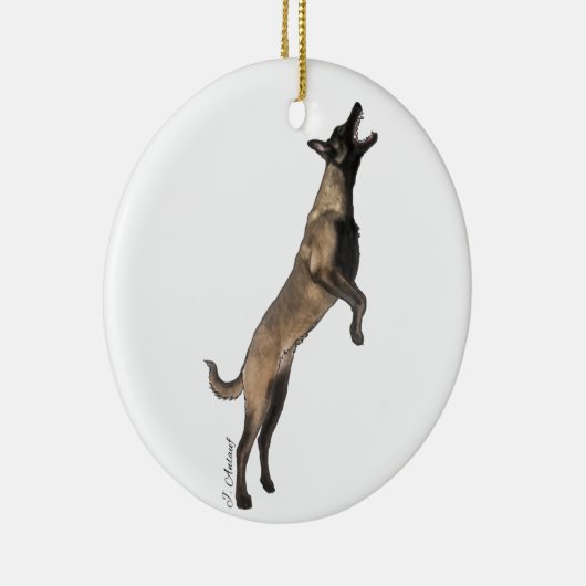 Belgisches Malinois Ornament (Rechts)