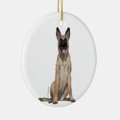 Belgisches Malinois Ornament (Rechts)