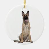 Belgisches Malinois Ornament (Vorne)