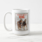 Belgisches Pferdeteam Sleigh Bells Ring Kaffeetasse (Links)