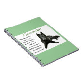 Belgisches Schäferherbe der Liebe Notizblock (Rechte Seite)