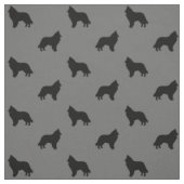 Belgisches Schäferhund-Silhouette-Muster Stoff (Muster)