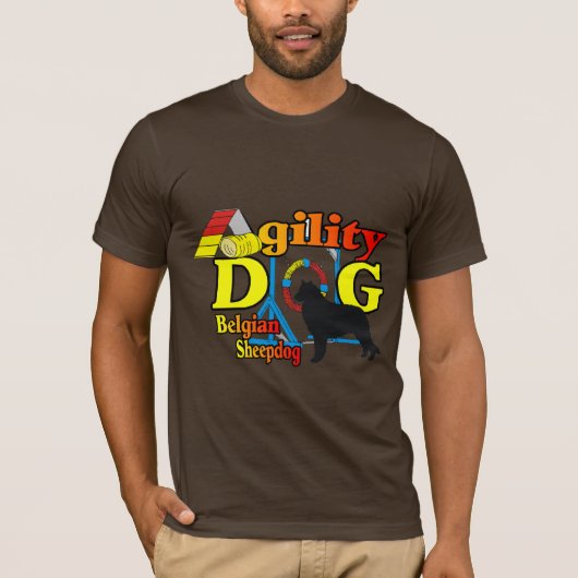 Belgisches Sheepdog Agility Shirts Geschenke (Vorderseite)