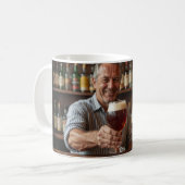 Belgisches Tavernen-Gastgeschenk Kaffeetasse (Vorderseite Links)