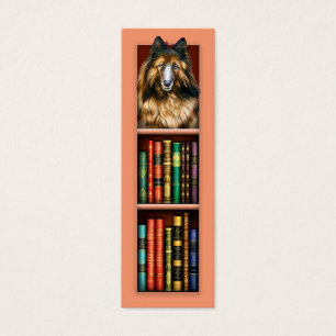 Belgisches Tervuren Apricot Lesezeichen