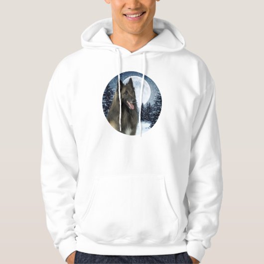 Belgisches Tervuren-Shirt Hoodie (Vorderseite)