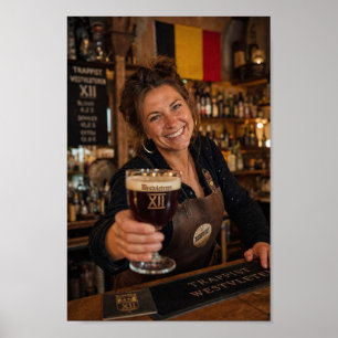 Belgisches Trappisten-Taverne Willkommensposter Poster