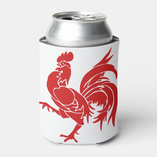 Belgisches wallonisches Rooster Dosenkühler (Kanne Vorderseite)