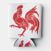 Belgisches wallonisches Rooster Dosenkühler (Vorderseite)