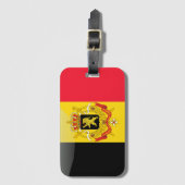 Belgisches Wappen Gepäckanhänger (Vorderseite Vertikal)