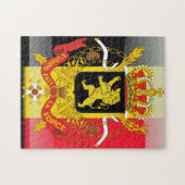 Belgisches Wappen Puzzle (Horizontal)