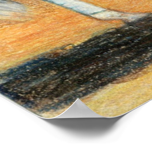 Belgisches Warmblut Dressage Horse Portrait Poster (Ecke)