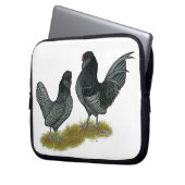 Belgisches Watermaal Bantams Laptopschutzhülle (Vorderseite Links)