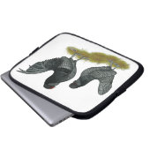 Belgisches Watermaal Bantams Laptopschutzhülle (Vorne Knopf)