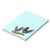 Belgisches Watermaal Bantams Notizblock (Rotiert)