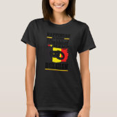 Belgium Belgian Flag Happiness Is Beign Married To T-Shirt (Vorderseite)