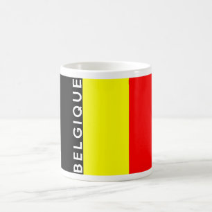 Belgium belgium land französischer text name kaffeetasse