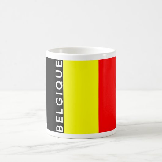 Belgium belgium land französischer text name kaffeetasse (Mittel)