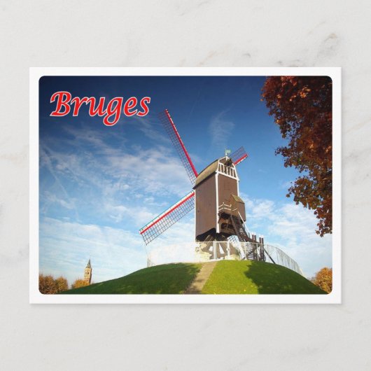 Belgium - Bruges - Moulin - Postkarte (Vorderseite)