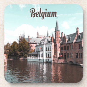 Belgium Brussels Canal Getränkeuntersetzer