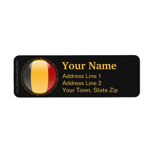 Belgium Bubble Flag (Vorne)