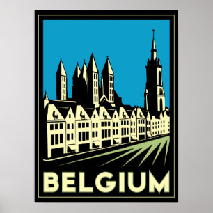belgium europe art Deko Retro Vintag