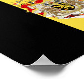 Belgium Flag & COA   Poster (Ecke)