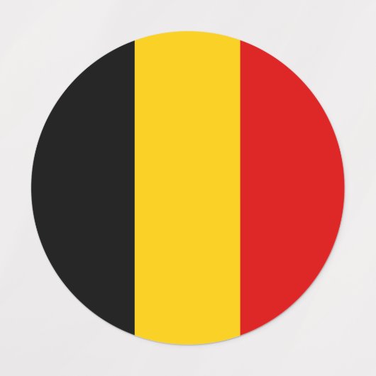 Belgium flag etiketten (Design 2)