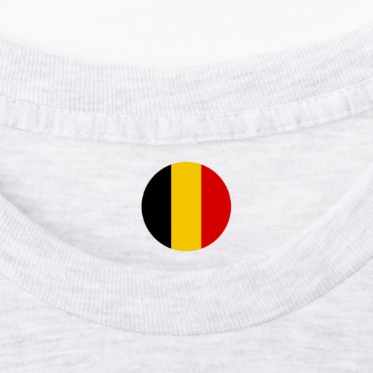 Belgium flag etiketten (Befestigt)