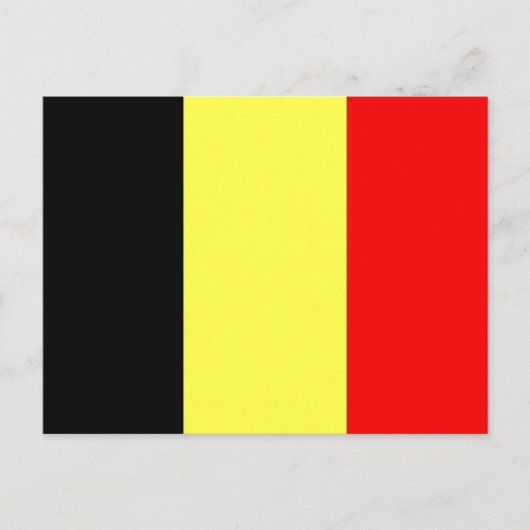 Belgium Flag Postkarte (Vorderseite)