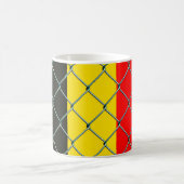 Belgium Flag Security Kaffeetasse (Mittel)