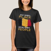 Belgium flag T-Shirt (Vorderseite)