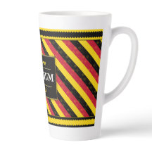 Belgium Football Fan Flag Colors Stripe Pattern